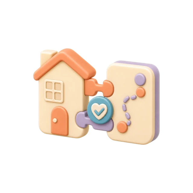 Soft silicone household and care profile joined by a confirmed match